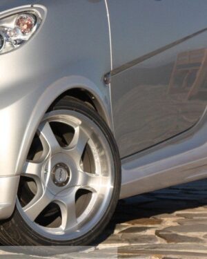 Fender Flares River Silver Kit Smart Fortwo 451.