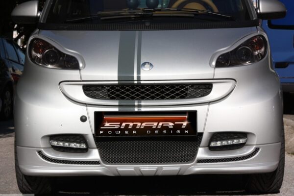 Front Spoiler Silver Smart Fortwo 451.