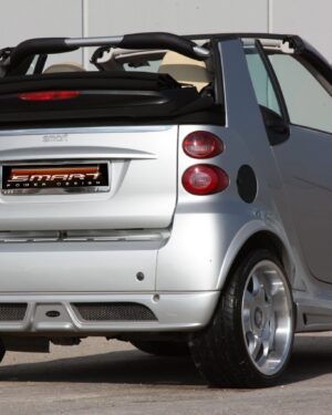 Ασημί Body Kit Smart Fortwo 451 - Πίσω Όψη