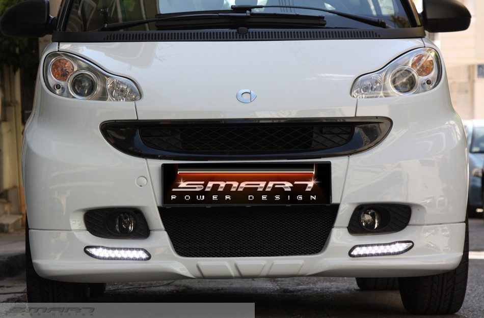 Front Spoiler with Daytime Running Lights for Smart Fortwo W451.