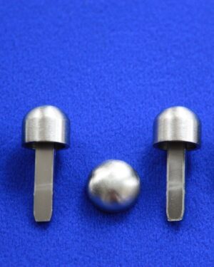Knobs in Nickel Mat Smart Fortwo 450.