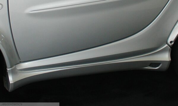 Side Skirts River Silver Smart Fortwo 450 ( Coupe).