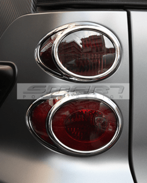 Tail Light Frames Chrome Finish Smart Fortwo 451.