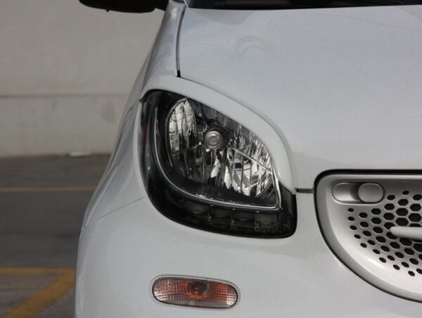 Headlight Eyebrows Smart Fortwo 453 White